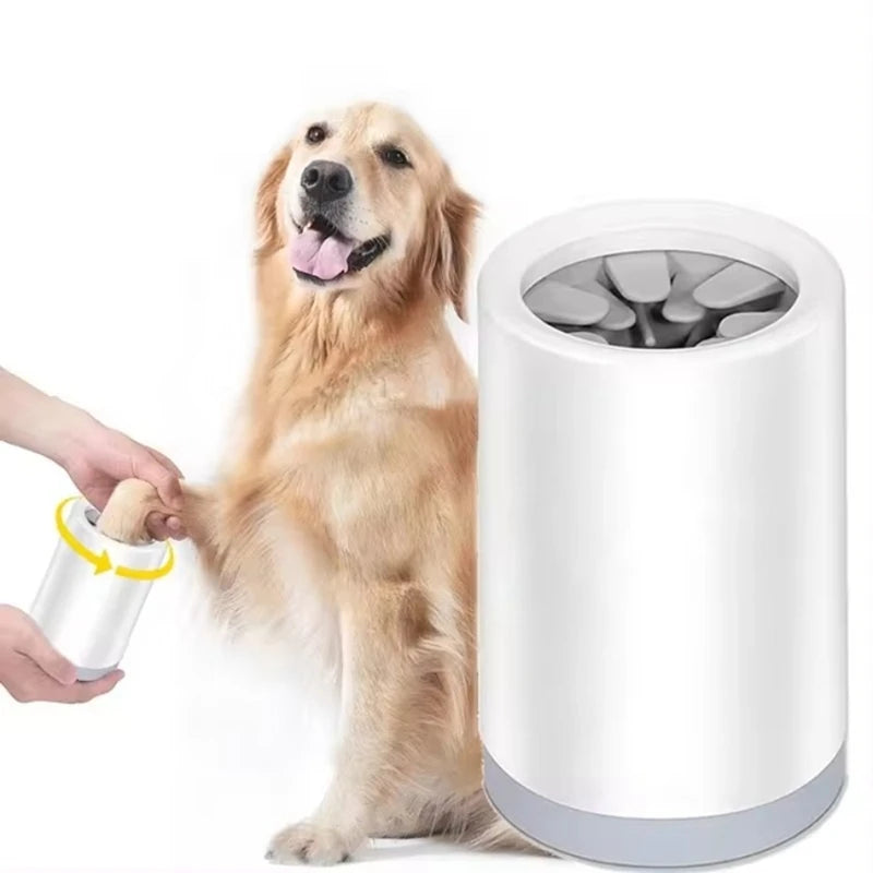 For Pet Dog Paw Care Set Silicone Brush Quickly Muddy Feet Cleaning Wash Portable Dog Paw Cleaner Cup Dog Products-A021
