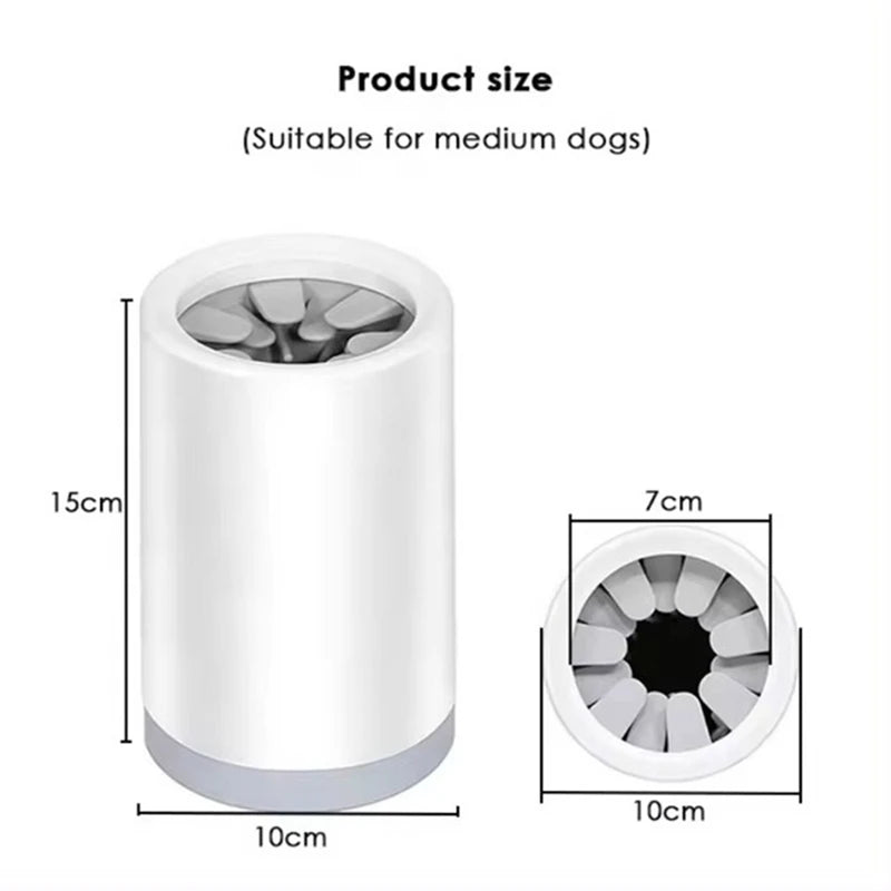 For Pet Dog Paw Care Set Silicone Brush Quickly Muddy Feet Cleaning Wash Portable Dog Paw Cleaner Cup Dog Products-A021